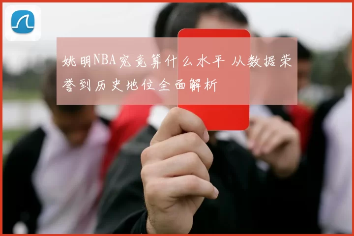 姚明NBA究竟算什么水平 从数据荣誉到历史地位全面解析